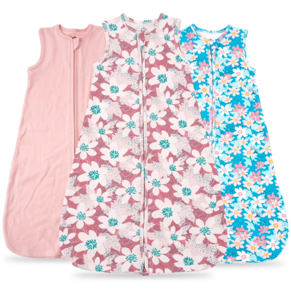 Floral Dreams 100 % Organic Cotton Baby Sleep Sacks
