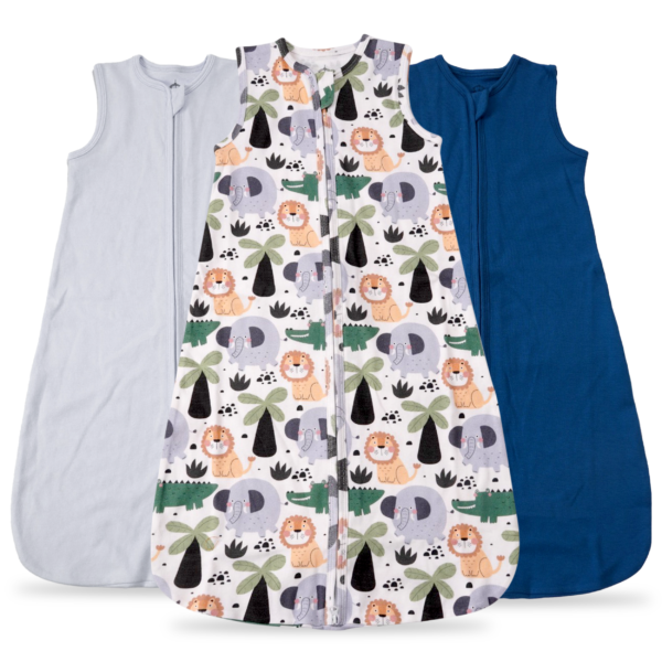 Jungle Hugs 100 % Organic Cotton Baby Sleep Sacks