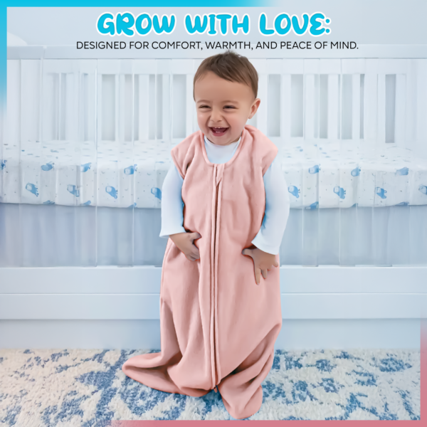 Floral Dreams 100 % Organic Cotton Baby Sleep Sacks - Image 5
